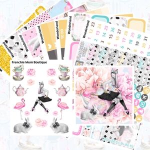 Wonderland Kit, Erin Condren Planner Stickers